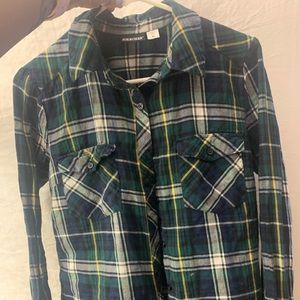 Plaid button up